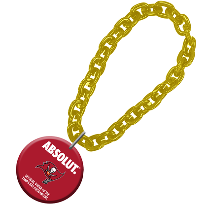 Acrylic Gold Chain with Team Medallion