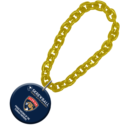 Acrylic Gold Chain with Team Medallion